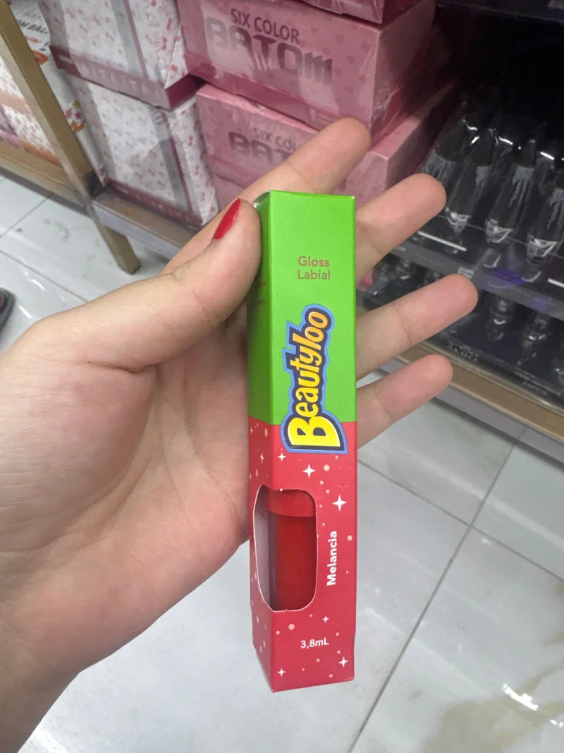 BOX GLOSS LABIAL MELANCIA C/36 UNIDADES FACE BEAUTIFUL