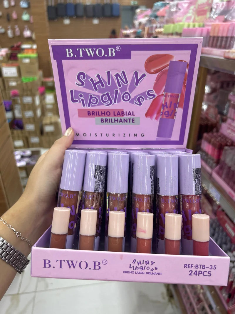 BOX BRILHO LABIAL BRILHANTE C/24 UNIDADES BTB