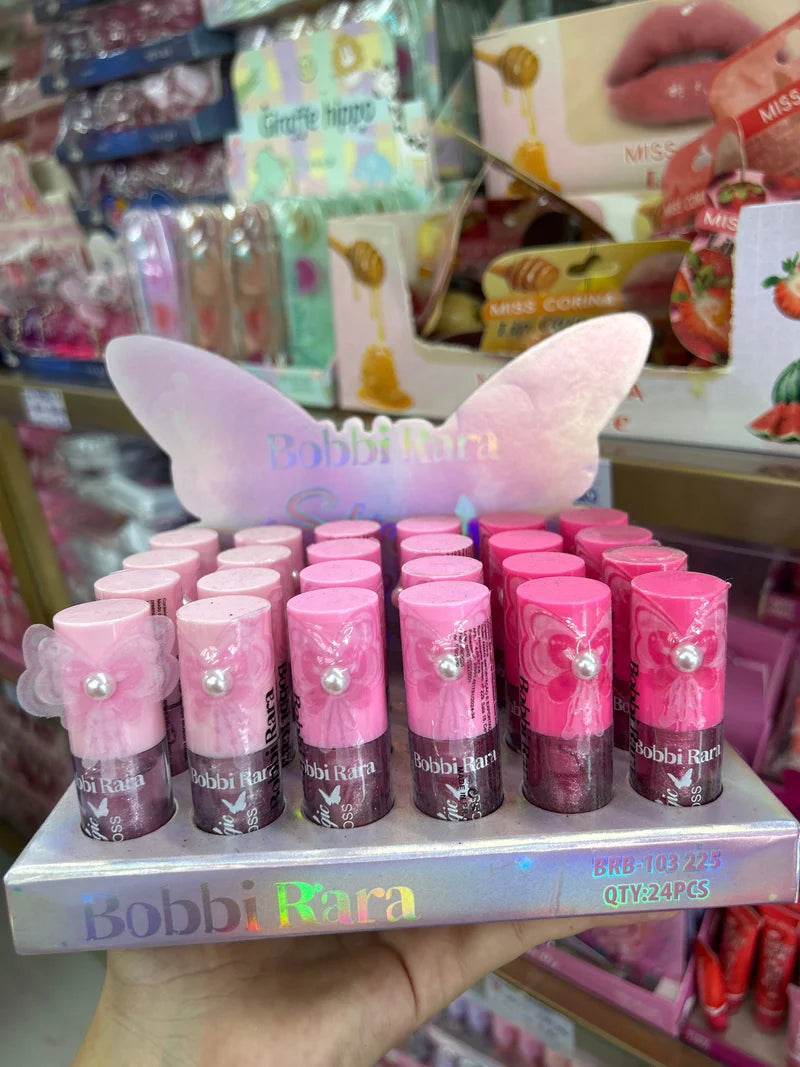 BOX LIP GLOSS SHINE C/24 UNIDADES BOBBI RARA