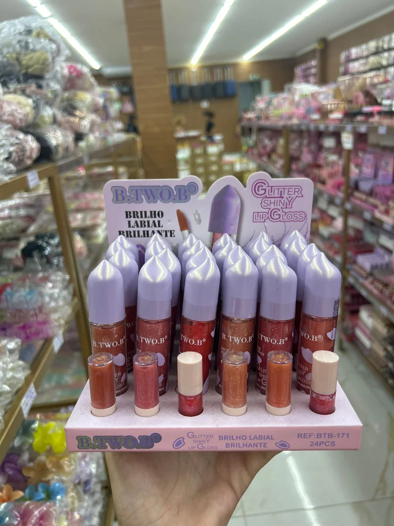 BOX BRILHO LABIAL C/24 UNIDADES BTB