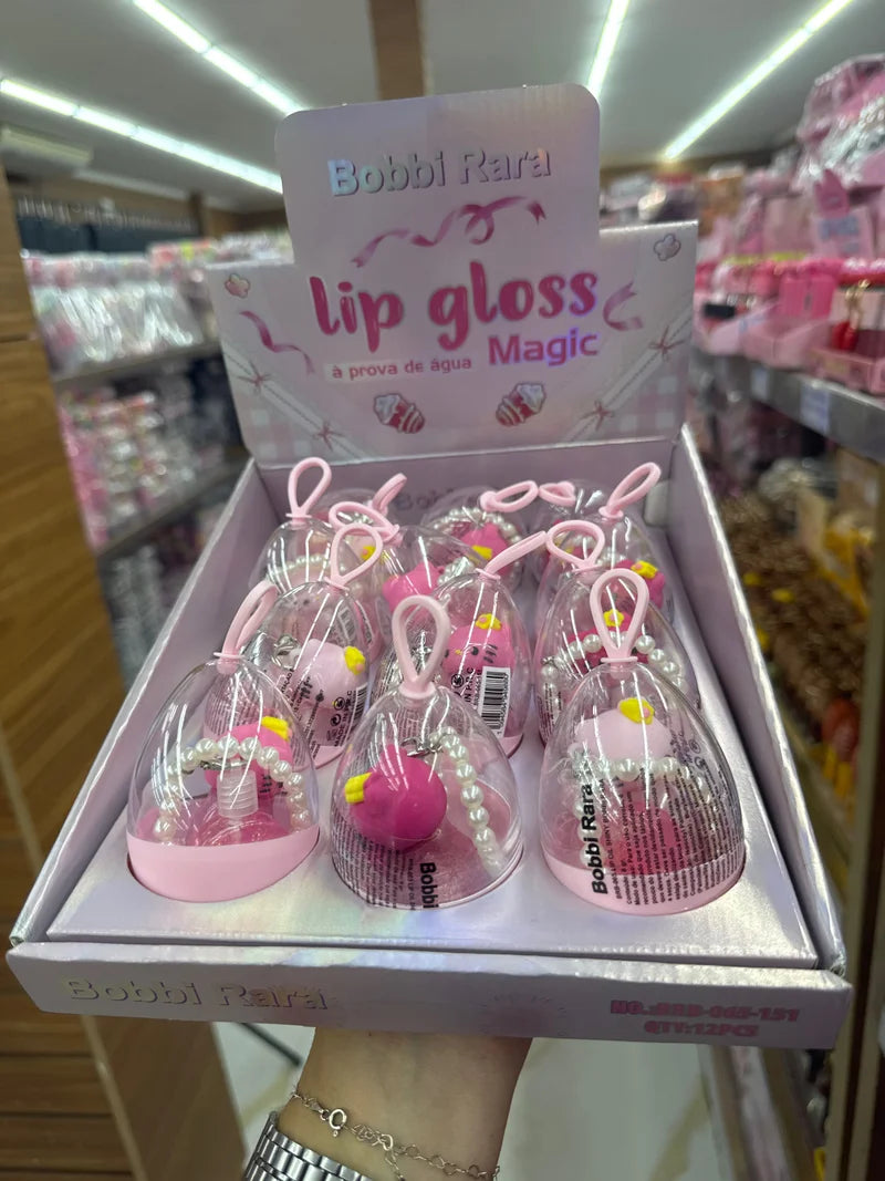 BOX LIP GLOSS MÁGICO C/12 UNIDADES BOBBI RARA