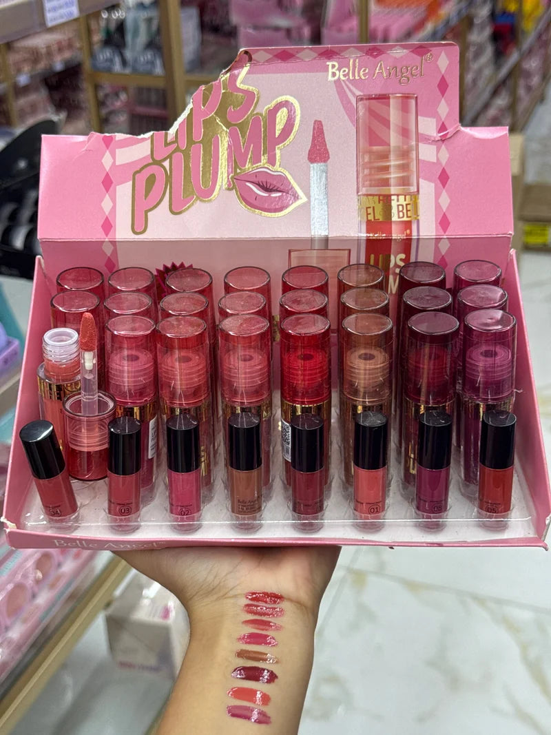 BOX LIP GLOSS C/24 UNIDADES BELLE ANGEL