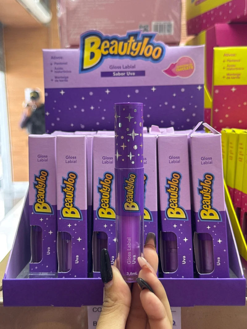 BOX GLOSS LABIAL UVA C/36 UNIDADES FACE BEAUTIFUL