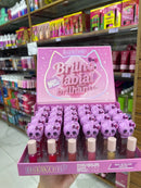 BOX BRILHO LABIAL GLITTER BRILHANTE C/24 UNIDADES BTB