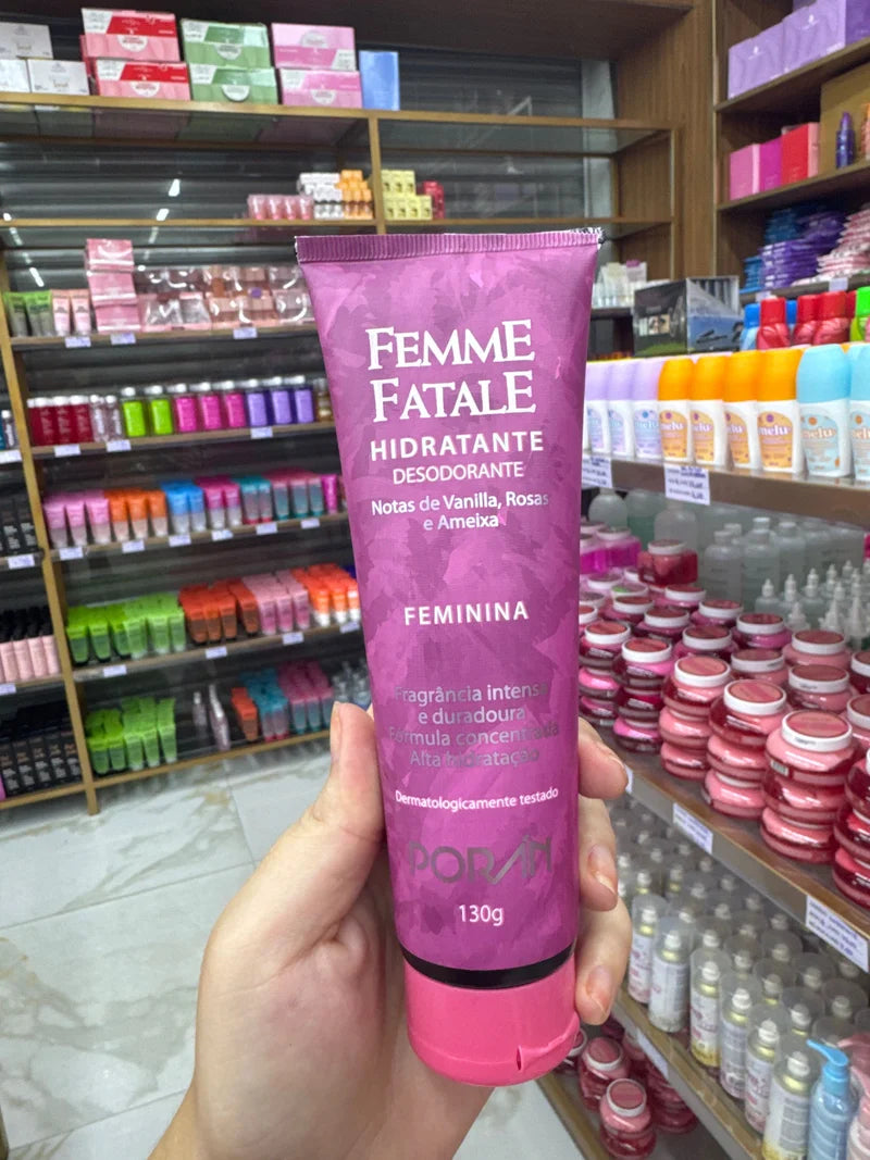 BOX HIDRATANTE FEMININA FEMME FATALE C/6 UNIDADES PORÁN