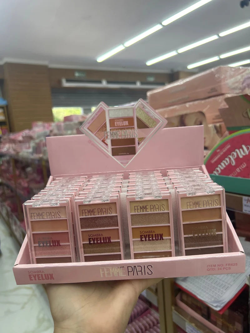 BOX PALETA DE SOMBRAS C/24 UNIDADES FEMME PARIS