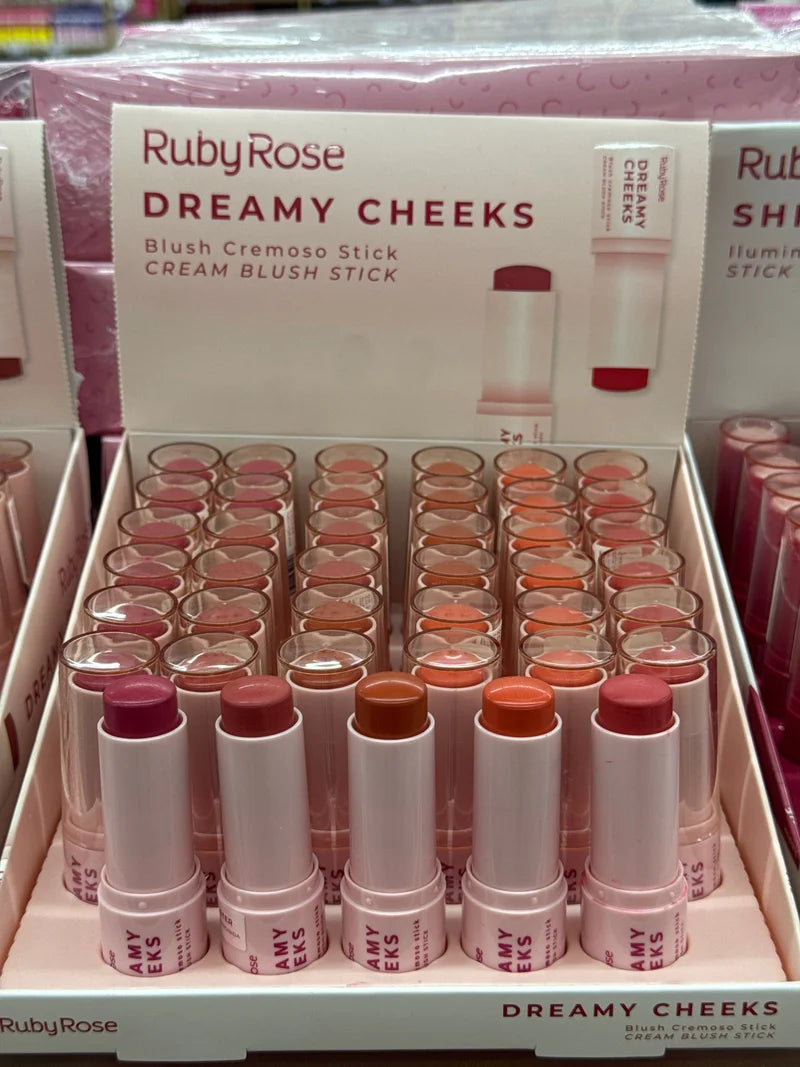 BOX BLUSH CREMOSO C/36 UNIDADES RUBY ROSE
