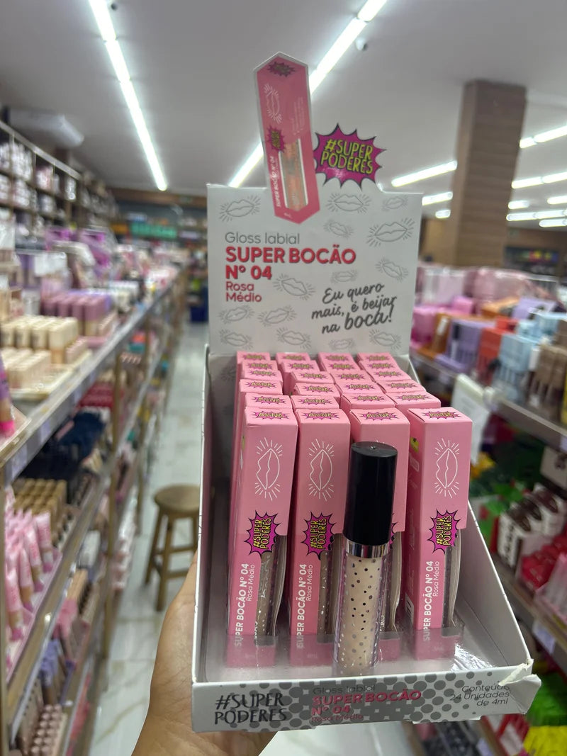 BOX SUPER BOCÃO ROSA MÉDIO C/24 UNIDADES SUPER PODERES
