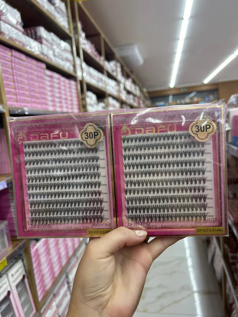 BOX DE CÍLIOS 30P C/12 UNIDADES DAFU
