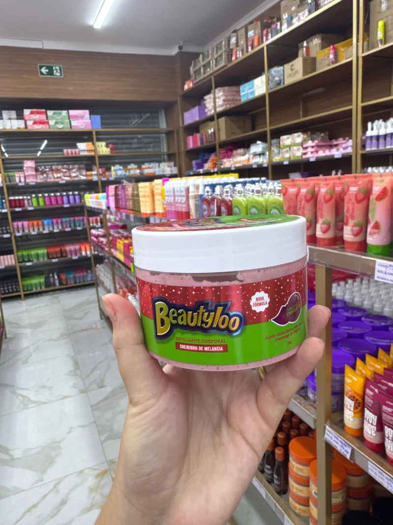 BOX ESFOLIANTE CHEIRINHO DE MELANCIA C/6 UNIDADES FACE BEAUTIFUL