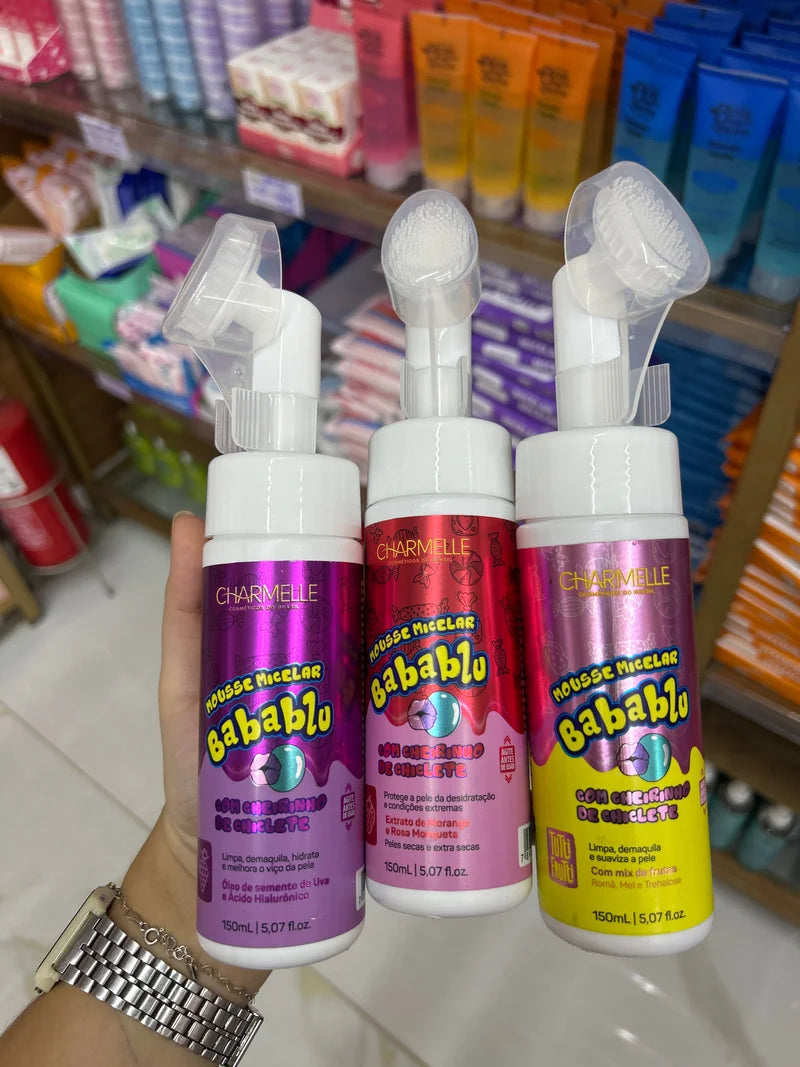 BOX MOUSSE MICELAR BABABLU C/6 UNIDADES CHARMELLE
