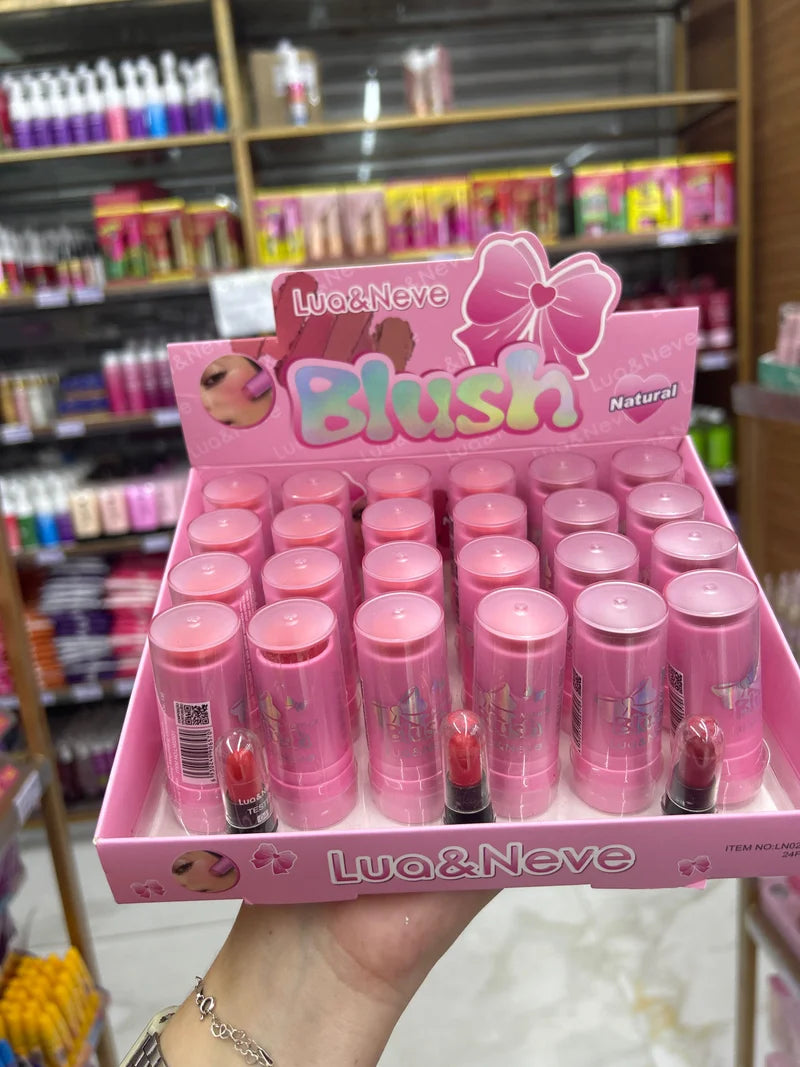 BOX BLUSH BASTÃO NATURAL C/24 UNIDADES LUA & NEVE