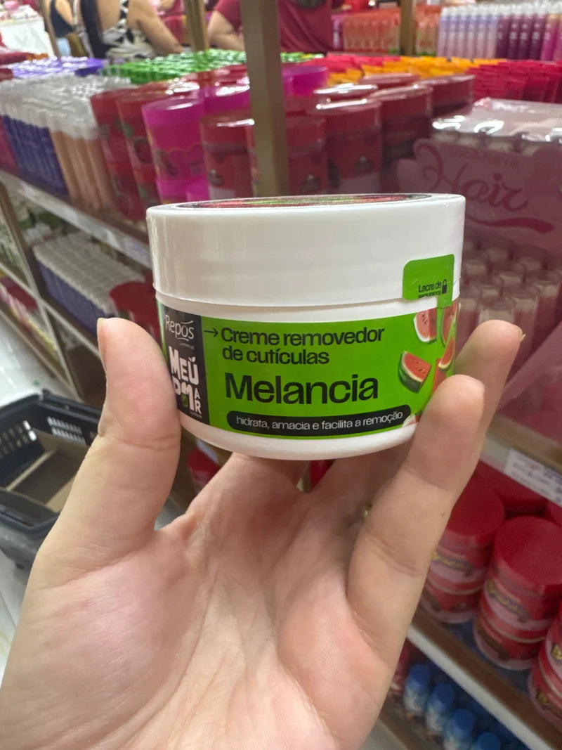 BOX CREME REMOVEDOR DE CUTÍCULA MELANCIA C/6 UNIDADES REPOS