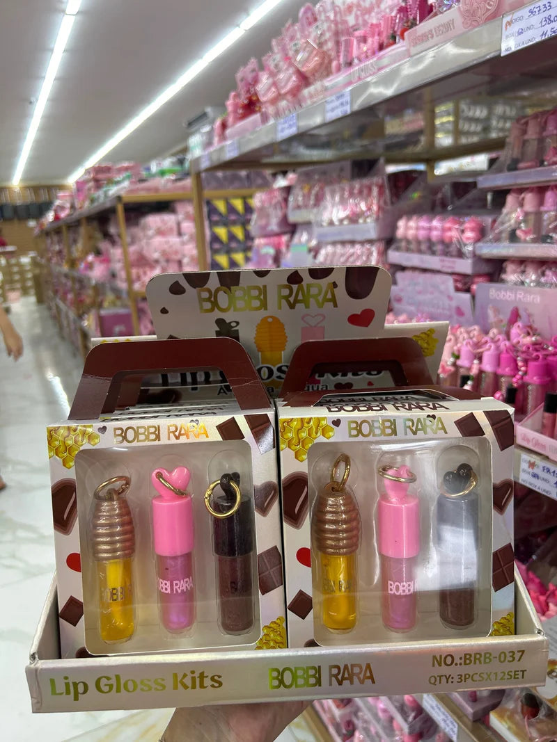 BOX KIT LIP GLOSS C/12 UNIDADES BOBBI RARA