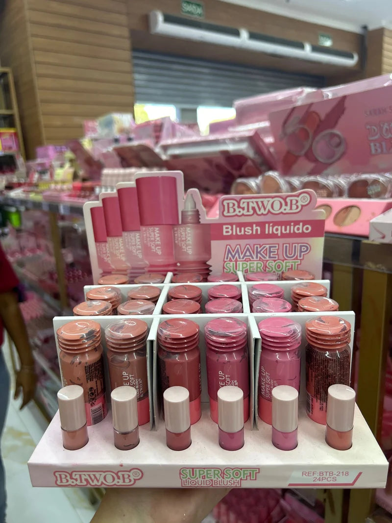BOX BLUSH LÍQUIDO SUPER SOFT C/24 UNIDADES BTB