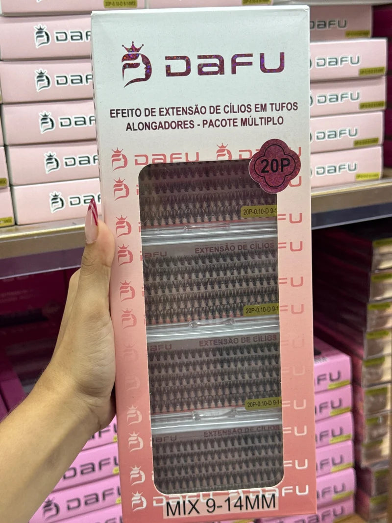 BOX CÍLIOS TUFINHO 20P 9-14 MIX C/10 UNIDADES DAFU