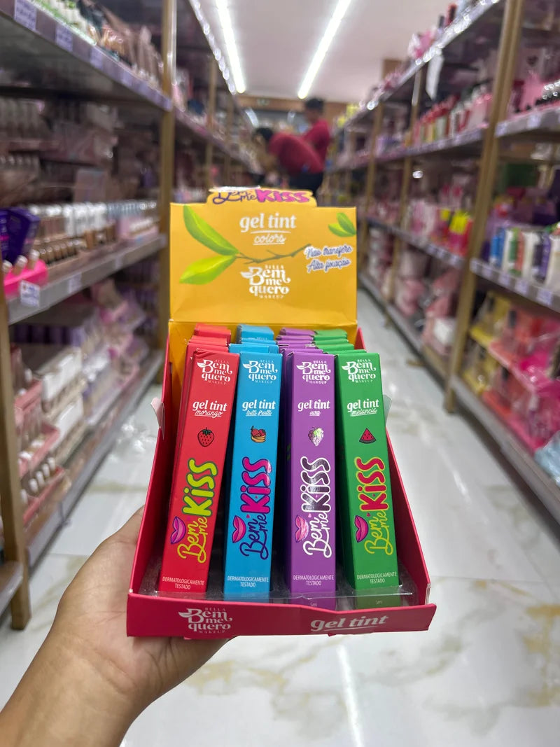 BOX BEM ME KISS GEL TINT C/24 UNIDADES BEM ME QUERO