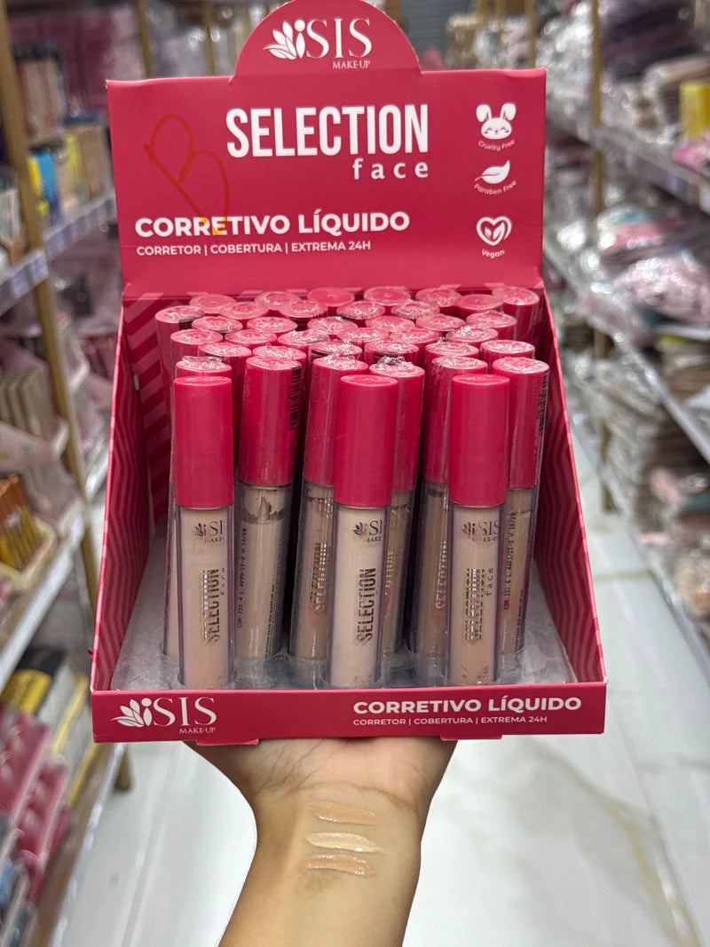 BOX CORRETIVO LÍQUIDO C/36 UNIDADES ISIS MAKEUP