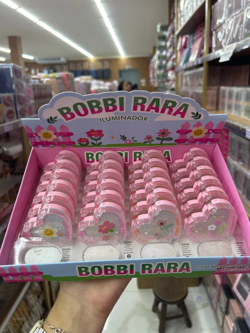 BOX ILUMINADOR CORAÇÃO C/24 UNIDADES BOBBI RARA