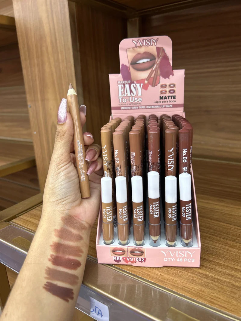 BOX LÁPIS LABIAL C/48 UNIDADES YVISIY